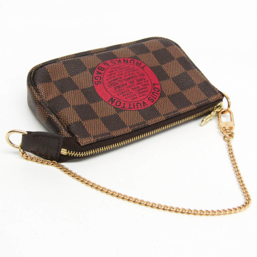LOUIS VUITTON Brown Damier Pochette Mini Bag - Picture 6 of 10